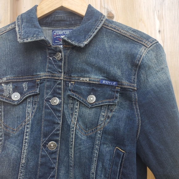 Just USA Denim Dark Wash Jacket - Picture 6 of 8